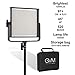 GVM 520 LED Video Light Dimmable Bi-Color Light Panel with Durable Metal U-Bracket Lighting for YouTube Studio Photography Video Shooting with Light Stand Kit (3200K-5600K, CRI 97+)