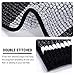 H.VERSAILTEX Bath Rug Set 2 Piece for Bathroom Bath Mats Non Slip Bouncy Chenille Ombre Dyeing Bath Rugs Rectangle, Water Absorbent Striped Shag Mats (32