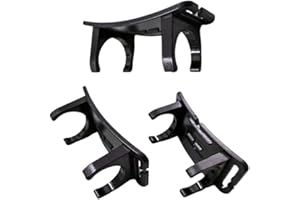 RecDec 3 Pack Headlamp Holder Mounting Bracket Clip Replacement Headband Mount Stand for LED Rechargeable Head Lamp 24mm Cyli