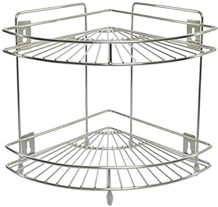 Buy Levon Stainless Steel Corner Shelf Storage Rack 2 Tier Kitchen