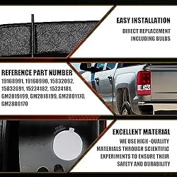 RANSOTO Tail Light Rear Brake Lamps Compatible With