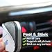 Car Phone Mount - Magnetic Dashboard Cell Phone Holder Mount (Aluma Series) – for iPhone X 10 8 Plus 7 6 6S 5 & All Other Phones/Mini Tablets