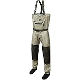 8 Fans Fishing Chest Waders for Men and Women, Waterproof Breathable Stockingfoot Wader -3 Layer Neoprene/Lightweight/Hunting