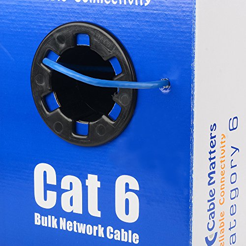 Cable Matters UL Listed inWall (cm) Rated Bare Copper Cat 6 Cable 1000