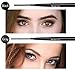 Waterproof Smudgeproof Longlasting Eyebrow Pencil Brow Liner Cruelty Free Sweatproof Drawing Eye Brow with Brush for Girls Women Novice (gray)