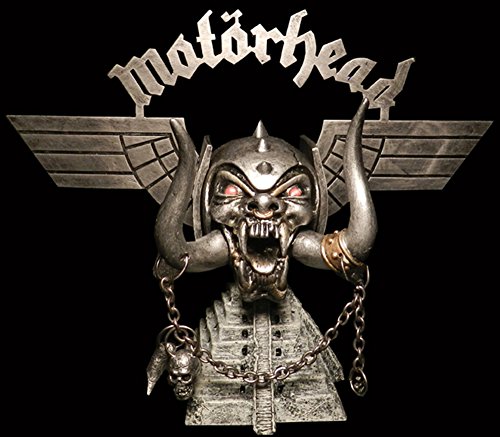 Motorhead Lemmy Kilmister Warpig Logo Tusk Skull Pyramid Statue Deluxe Heavy Metal Rock Collectible