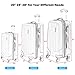 Goplus 3 Pcs Luggage Set ABS Hardshell Travel Bag Trolley Suitcase w/TSA Lock (Black)
