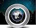 YANGHX Floating Globe World Map 4inch Rotating Magnetic Mysteriously Suspended in Air World Map Home Decoration Crafts Fashion Holiday Gifts (Black)