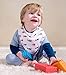 Baby Bandana Drool Bibs, Unisex 4 Pack Gift Set for Drooling and Teething Boys and Girls, Soft and Absorbent Cotton by Farnod Baby