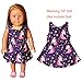 America Doll & Girl Matching Dresses Star Unicorn Clothes Outfits Sleeveless