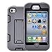 iPhone 4s case, iPhone 4 case, MagicSky Robot Series Hybrid Armor Defender Case Cover with Kickstand for Apple iPhone 4/4S - Gray