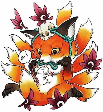 Temporary Tattoos Paper Waterproof Tattoo Sticker,2 pcs,00173,5"*4"