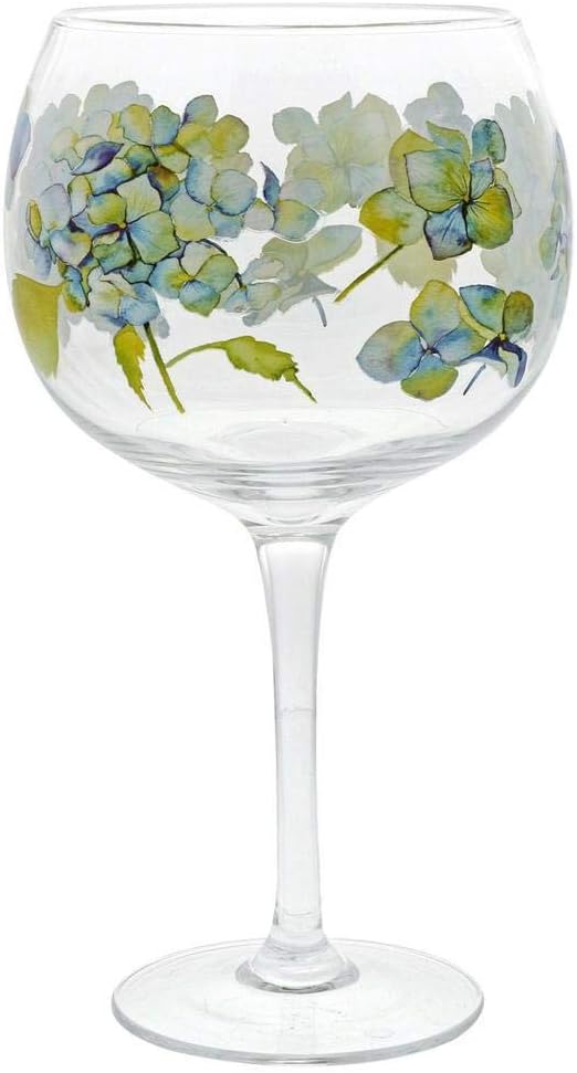 Ginology A29738 Hydrangea Copa Glass, Blue - Image 3