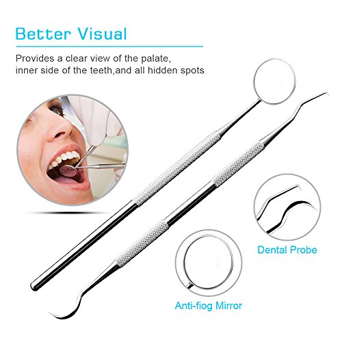 Dental Tools Kit, Chimocee Dental Hygiene Tools Tartar Scraper and