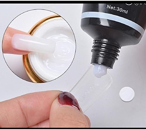 Naladoo Nail Extension Glue,Rosa Nail Gel Tips Extension Camouflage Builder Gel Lack Glue Nail Extension