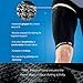 Zensah Thigh Compression Sleeve - Support for Pulled Hamstring, Quad Strain, Groin Compression Wrap for Men and Women (Small, Black)