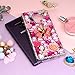 Samsung Galaxy Note 9 Case, Mavis's Diary Full Edge 3D Handmade Luxury Bling Crytal Fashion Design Shiny Gem Pearl Rhinestone Diamond Clear Hard Protective Plastic PC Cover - Flower