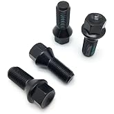 WayJun 4 Pcs Wheel Lug Nuts M14 X 1.25 36136781151 Wheel Stud | Compatible with Select BMW F30 F35 F10 F02 E70 Models