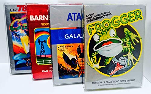 5 Box Protectors Atari 2600/5200 / 7800 Video Games ColecoVision Display Case