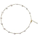 Honaer Dainty Pearl Choker Necklace Cute Necklaces Jewelry for Women