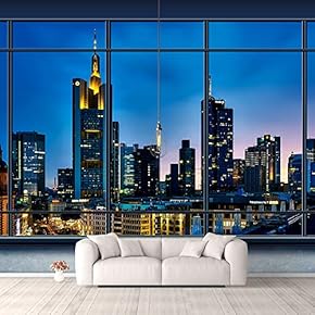 Wall Murals for Bedroom Japanese Style Grid Door View Large Removable Wallpaper Peel and Stick Wall Stickers - 66x96 inches