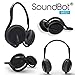 SoundBot SB221 HD Wireless Bluetooth 4.0 Headset Sports-Active Headphone for 20Hrs Music Streaming & 25Hrs HandsFree Calling w/Sweat Resistant Ergonomic Secure-Fit Design & Voice Command Support