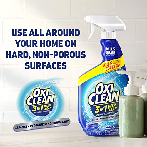 OxiClean 3in1 Deep Clean MultiPurpose Disinfectant, 30 oz (Pack of 2
