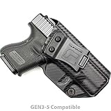 Tulster Glock 26/27/28/33 Holster IWB Profile Holster (Black Carbon Fiber - Right Hand)