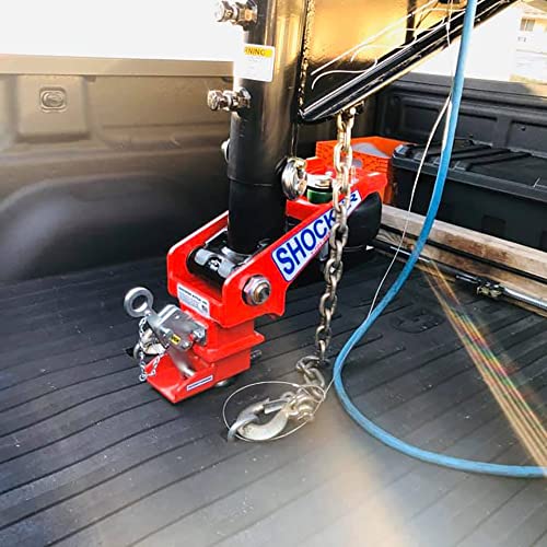 Shocker Gooseneck Air Hitch & Coupler for PJ Trailer, Square 4