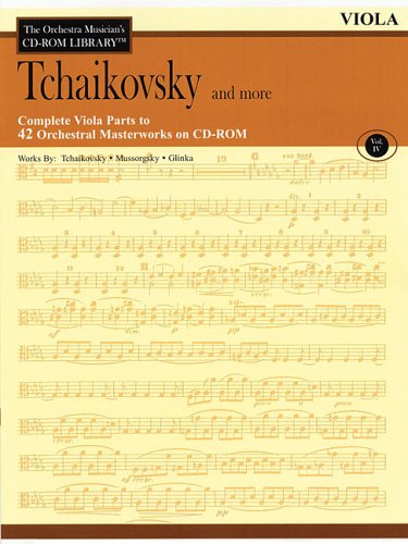Orchestra Musician's CD-ROM Library Volume 4 Viola Tchaikovsky & More