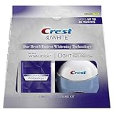 Crest 3D White Whitestrips with Light Teeth Whitening Kit, 20 strips