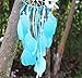LOMOHOO Dream Catcher Blue Feather Flower Dream Catchers Decorations Kids Bedroom Sitting Room Home Boho Decor Wall Hanging Nursery Wedding Ornament