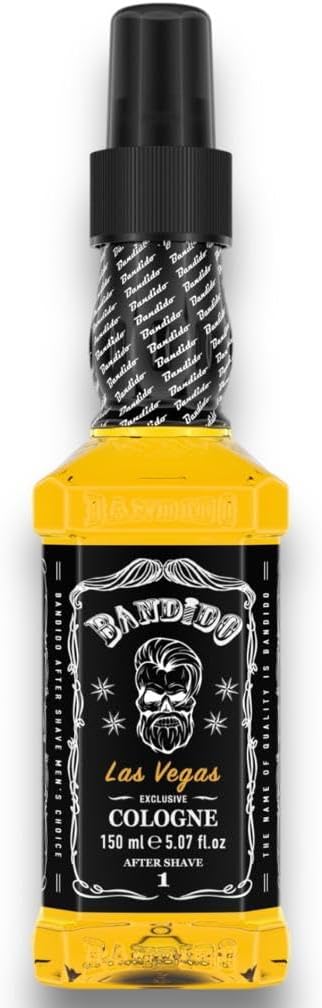 Bandido Aftershave Cologne Las Vegas 150ml Eau de Cologne 70% Men's Refreshing