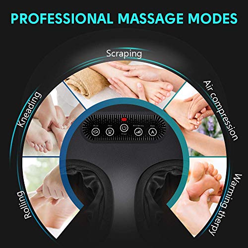 KEYWING Foot Massager Shiatsu Foot Massager with Remote, Feet Massager Air Compression, Deep Kneading Therapy & Multiple Mode Options - Thumbnail 2