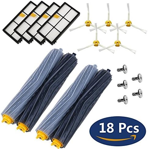 Veyette Kit accessories replacement for iRobot Roomba HEPA FILTER brush 800 850 851 860 865 866 870 871 876 880 885 886 890 891 896 900 960 966 980 990 series