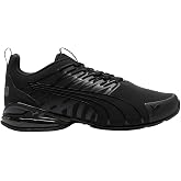 PUMA Mens Voltaic Evo Nubuck Wide Lace Up Sneakers Shoes Casual - Black