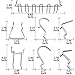 Navseek 7533H Pegboard Hooks and Organizer Assortment - 62Pcs Peg Hook Organization