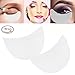 Wisdompark 50pcs Eyeshadow Shields Professional Lint Free Under Eye Eyeshadow Gel Pad Patches For Eyelash Extensions/Lip Makeup (50pcs)