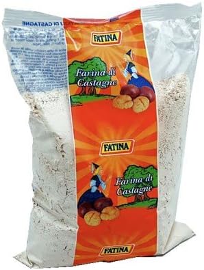 Fatina Farina di Castagne Chestnut Flour - 500 g (Pack of 2)