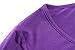 DB MOON Women's Ladies Tunic Tops Short Sleeve (Deep Purple,XL)