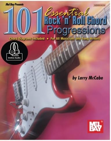 101 Essential Rock 'N' Roll Chord Progressions: For Guitar