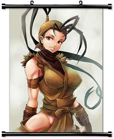ROUNDMEUP Street Fighter Anime Featuring Ibuki Fabric Wall Scroll Poster (16x23) Inches [A] Street Fighter 2-24