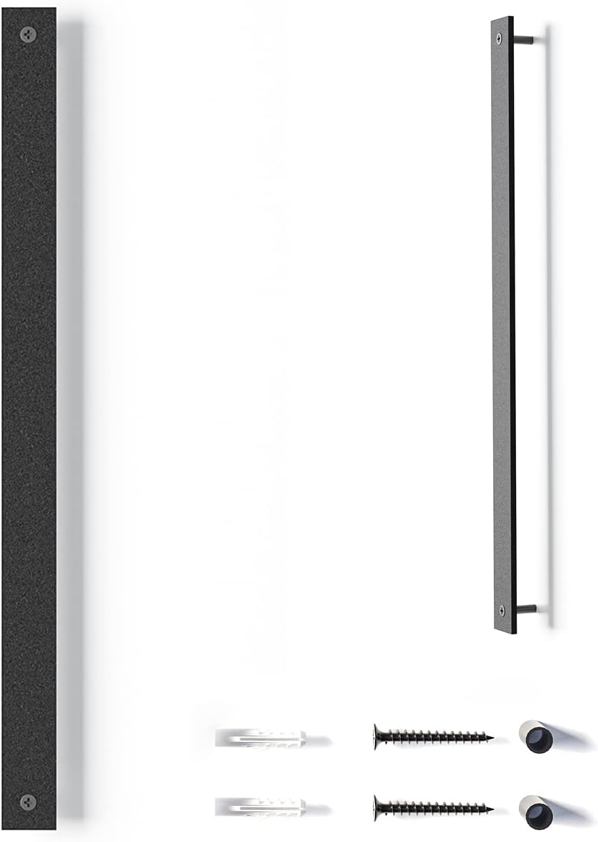 Address Signs - 18 Inch Modern Floating House Numbers | Large Metal House Numbers for Outdoors | Black Coated Rust-Proof Home Address Numbers