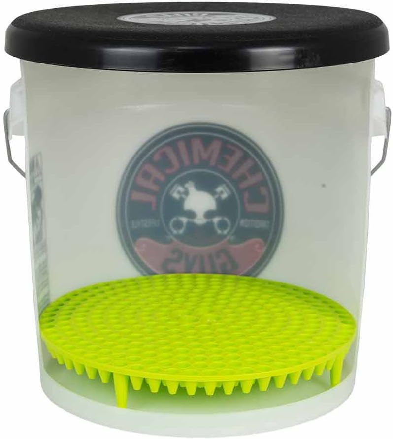 Chemical Guys Cyclone Dirt Trap Car Wash Bucket Insert Car Wash Filter Removes Dirt and Debris While You Wash, Lime Green: Automotive