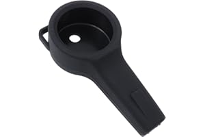 B Baosity Scuba Pressure Gauge Boot Case High Pressure Gauge Submersible Pressure Gauge with Loops Protector Black Rubber Cover