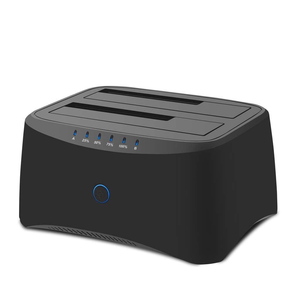 Neeyer USB 3.0 to SATA Dual Bay External Hard Drive Docking Station for