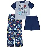 Disney Boys' Pixar Lightyear | Toys Story 4 3-Piece Loose-Fit Pajamas Set, Soft & Cute for Kids