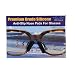 1 Pair Black - 1.8mm X 17mm Non-Slip Nose Pads for EyeGlasses by GMS Optical - Premium Grade Silicone