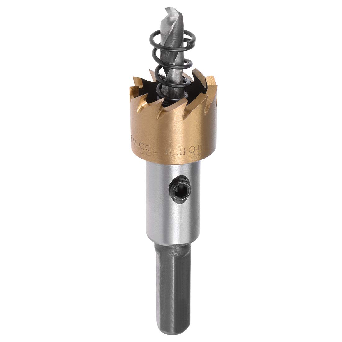 Sourcingmap 18mm HSS Drill Bit Hole Saw Stainless High Speed Steel Metal Alloy