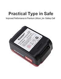 Biswaye herramientas eléctricas sin cable, batería de litio ion de repuesto para Porter Cable PC18B PC18BL PC18BLX 18Volt 4.0Ah